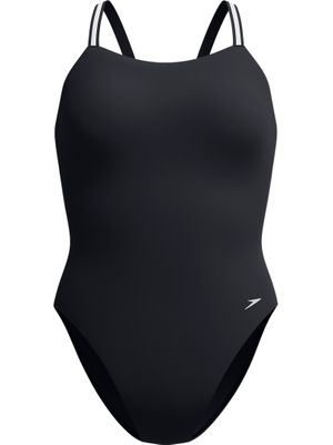 Speedo Active Back One Piece - Black/Silver