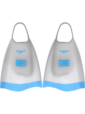 Speedo DMC Elite Fins - White/Blue Atoll