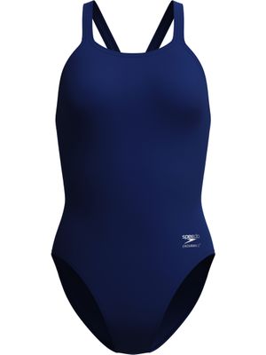 Speedo Solid Leaderback One Piece - Team Navy