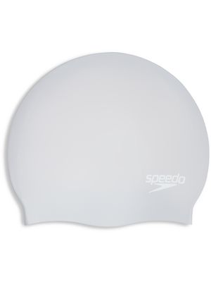 Speedo Long Hair Swim Cap - Silver