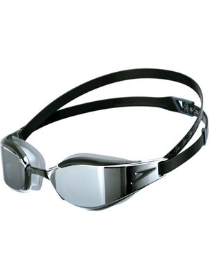 Speedo Fastskin Hyper Elite Goggles - Chrome Mirror/Black/Oxide Grey