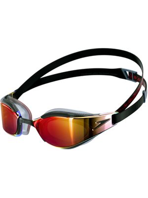 Speedo Fastskin Hyper Elite Goggles - Fire Gold Mirror/Black/Oxide Grey 