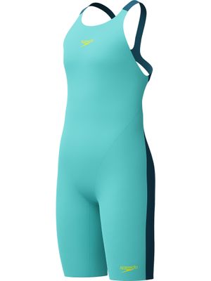 Speedo Fastskin Junior Endurance+ Max Openback Kneeskin - Arctic Glass