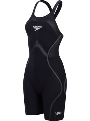 Speedo Fastskin LZR Pure Intent 2.0 Openback Kneeskin - Black/Iridescent