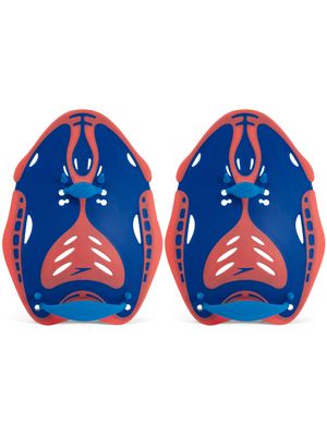 Speedo Power Paddles - Blue Flame/Fluro Tangerine