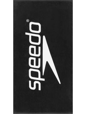 Speedo Logo Towel - Black/White