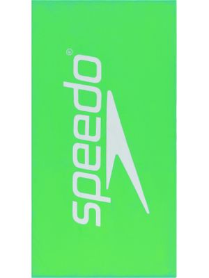 Speedo Logo Towel - Green/White