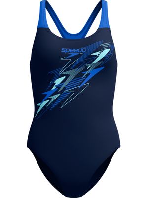 Speedo Medley Logo One Piece - Peacoat/Sapphire