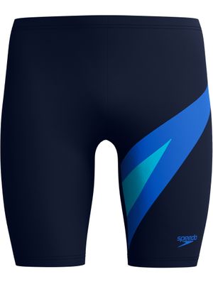 Speedo Mens Hyperboom Logo Jammers - Peacoat/Sapphire