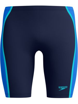 Speedo Mens Solid Spliced Jammers - Peacoat/Sapphire