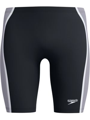 Speedo Mens Solid Spliced Jammers - Anthracite/Grey