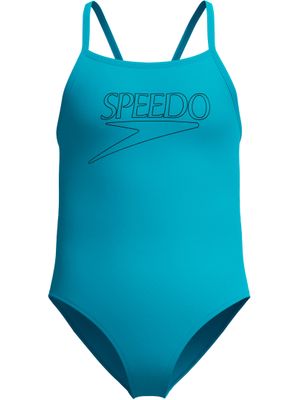 Speedo Classic Logo One Piece - Mayan Blue