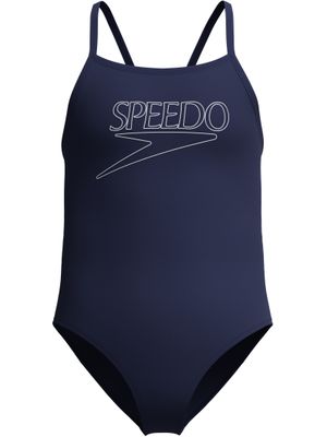 Speedo Classic Logo One Piece - Peacoat