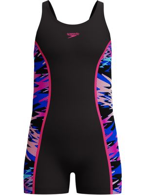 Speedo Hyperboom Splice Legsuit - Anthractite/Pink