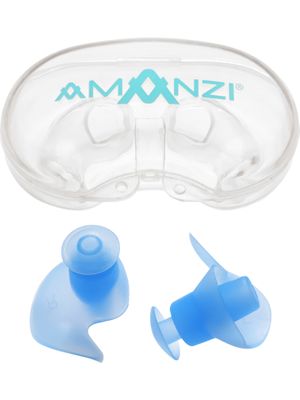 AMANZI Moulded Ear Plugs - Sky