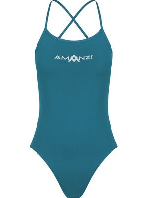AMANZI Tie Back One Piece - Bermuda