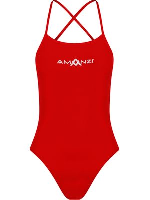AMANZI Tie Back One Piece - Blaze