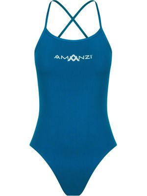 AMANZI Tie Back One Piece - Neptune