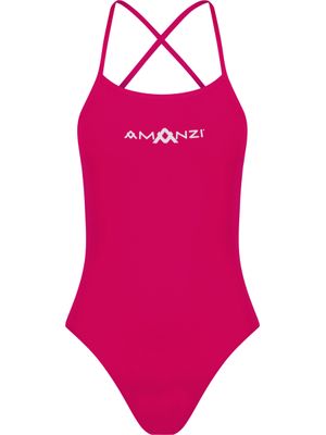 AMANZI Tie Back One Piece - Ruby