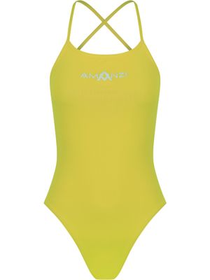 AMANZI Tie Back One Piece - Sunshine