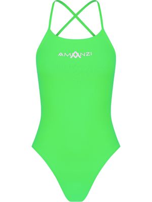AMANZI Tie Back One Piece - Zesty