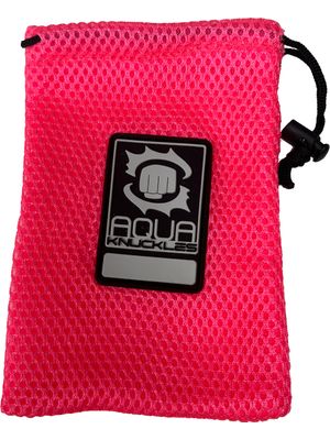 Aqua Knuckles Mini Mesh Bag - Pink