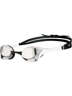 Arena Cobra Ultra Swipe Goggles - Silver Mirror/White