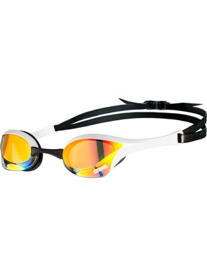 Arena Cobra Ultra Swipe Goggles - Yellow Mirror/White