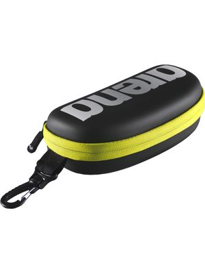 ARENA Set Nuoto: Astuccio Rigido Per Occhialini (Nero/White/Royal, 19x8x6 Cm) + Cuffia In Silicone Classic (Nero/Argento, Taglia Unica)