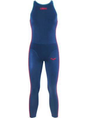 Arena Powerskin R-Evo+ Full Body Closed Back Open Water Mens Suit - Blue