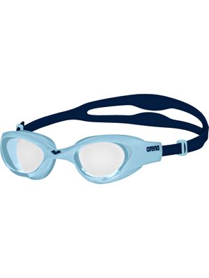 Arena The One Junior Clear Goggles - Cyan & Navy