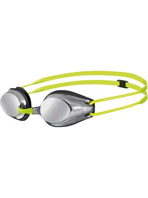 Arena Tracks Junior Goggles - Silver Mirror/Black/Fluro Yellow