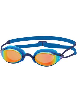 Zoggs Fusion Air Titanium Goggles - Mirror/Blue/Blue