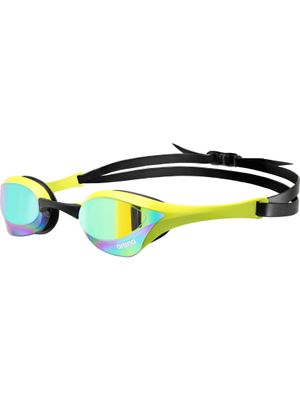 Arena Cobra Ultra Swipe Goggles - Emerald Mirror/Cyber Lime