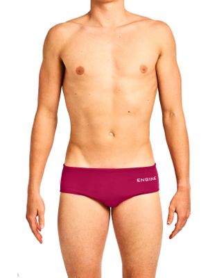 Engine Club Cut Pool Briefs - Maroon