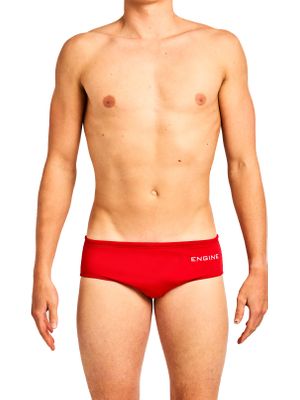 Engine Club Cut Pool Briefs - Red