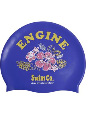 Engine Floral Swim Cap - Lavender