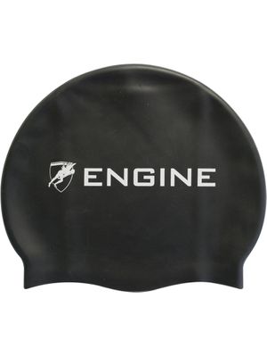 Engine Solid Swim Cap - Black
