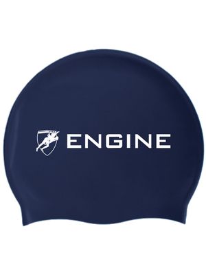 Engine Solid Swim Cap - Navy