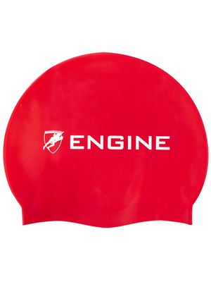 Engine Solid Swim Cap - Red