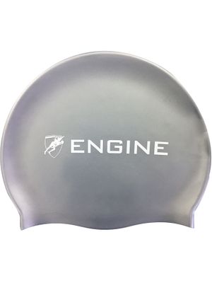 Engine Solid Swim Cap - Silver