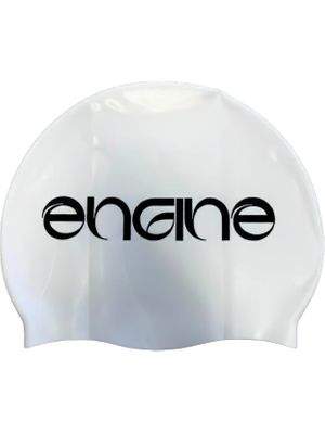 Engine Velocity Swim Cap - White