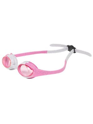 Arena Spider Kids Goggles - Pink Tint/Grey