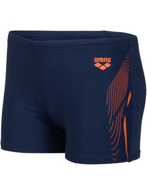 Arena Aquashorts - Graphic Navy/Orange