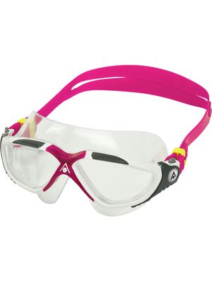 Aqua Sphere Vista Swim Mask - Clear/White/Raspberry