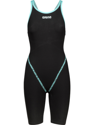 Arena Powerskin Primo Closed Back Kneelength - Black/Teal