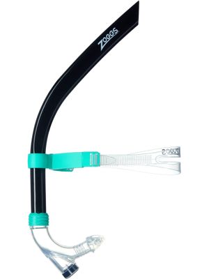 Zoggs Centre Line Snorkel - Black/Turquoise