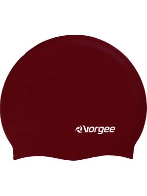 Vorgee Classic Swim Cap - Maroon