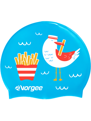 Vorgee Junior Character Swim Cap - Snackin' Seagull