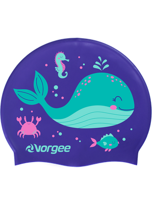 Vorgee Junior Character Swim Cap - Whale
